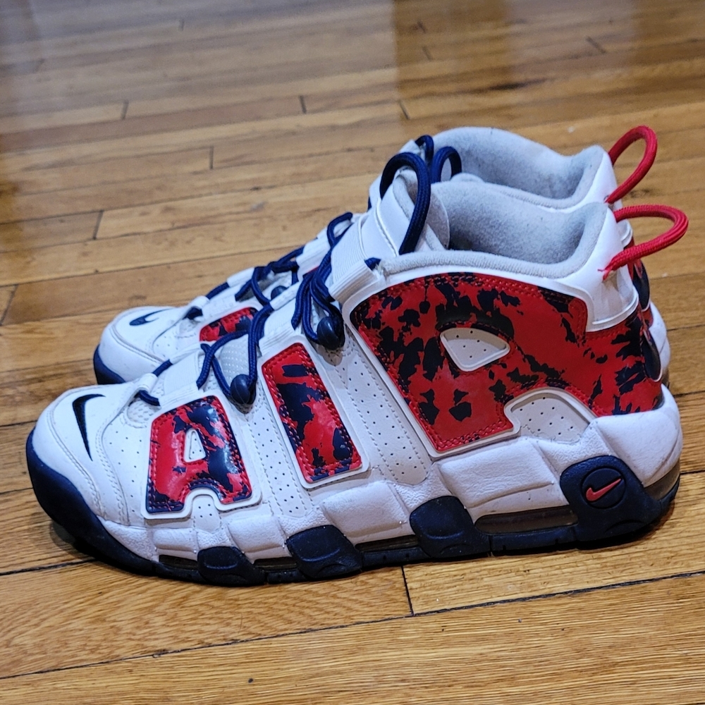 Nike uptempo navy camo